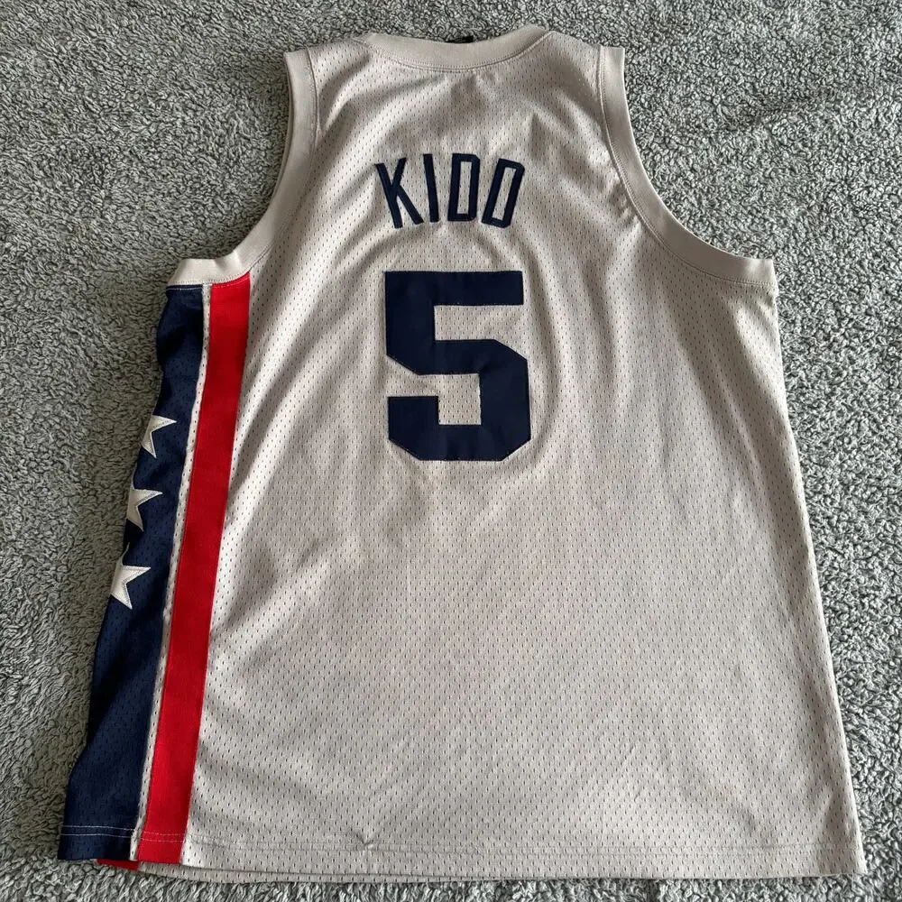 Vintage 2003 Nike NBA New Jersey Nets Jason Kidd Rewind Swingman Jersey Men's XL